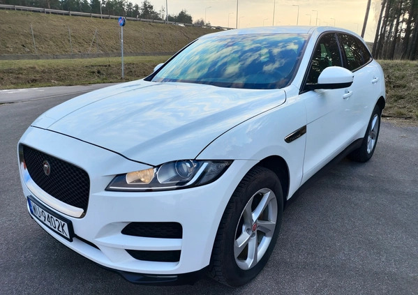 Jaguar F-Pace cena 89800 przebieg: 101000, rok produkcji 2017 z Ząbki małe 172